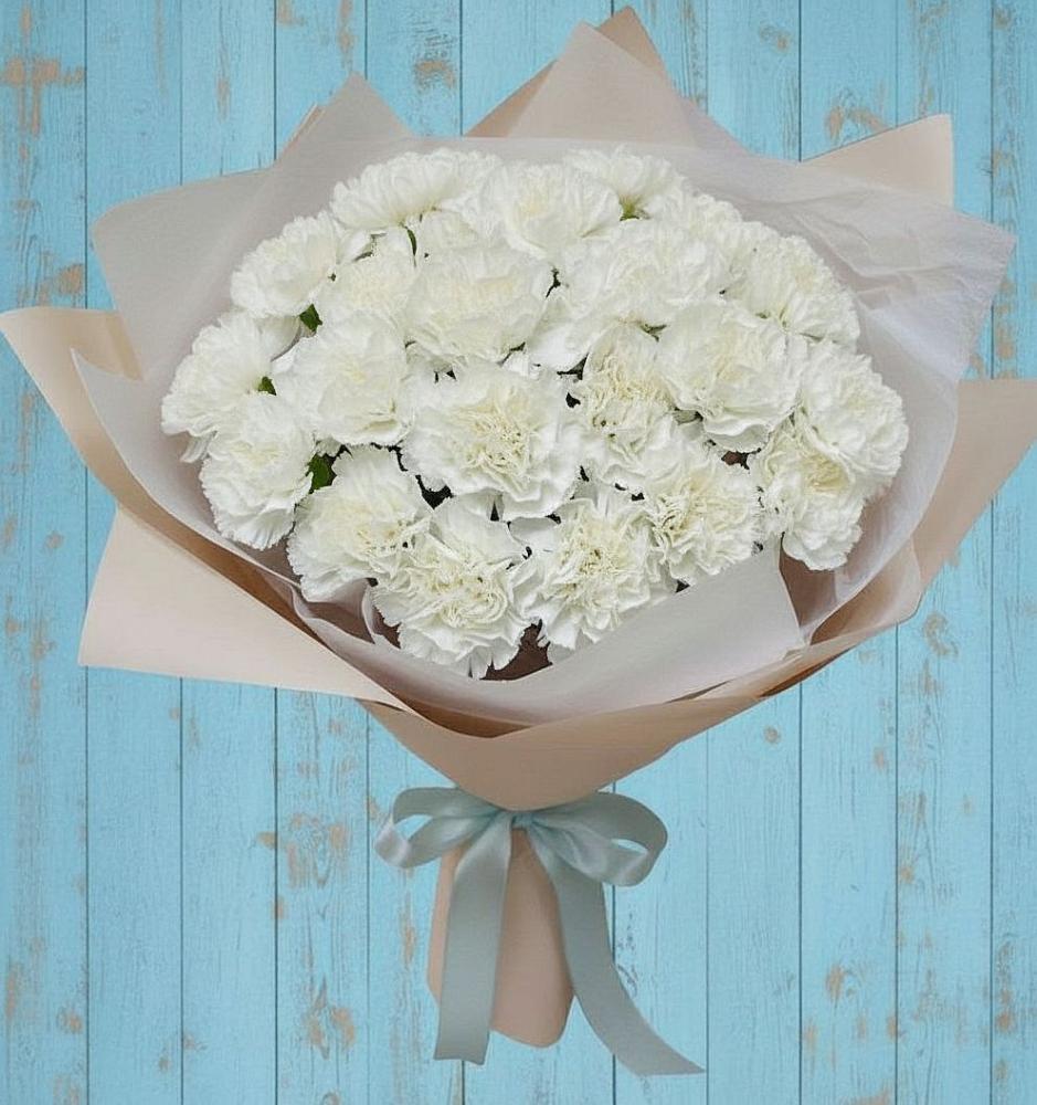 Букет цветов из: Гвоздики в Борки