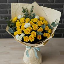 Букет цветов из:  Розы в Борки