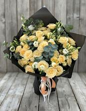 Букет цветов из:  Розы и Лизиантусы в Борки