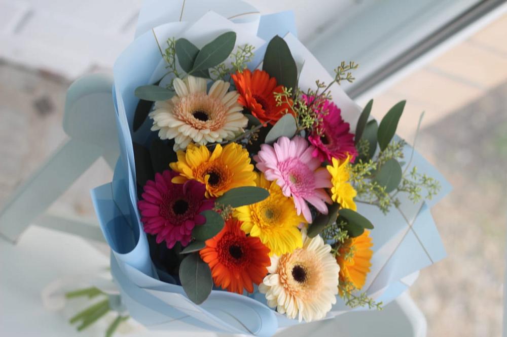 Букет цветов из: Герберы в Борки