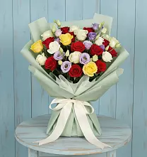 Букет цветов из:  Розы в Борки
