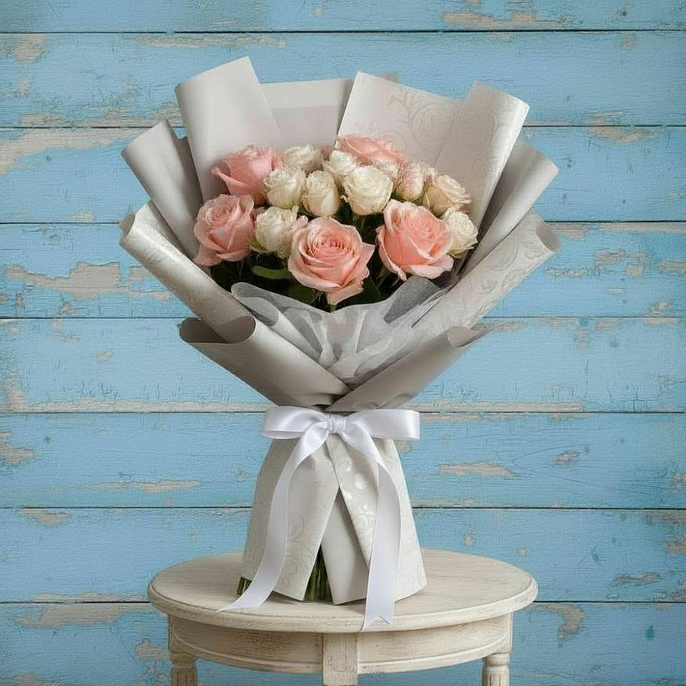 Букет цветов из: Розы в Борки