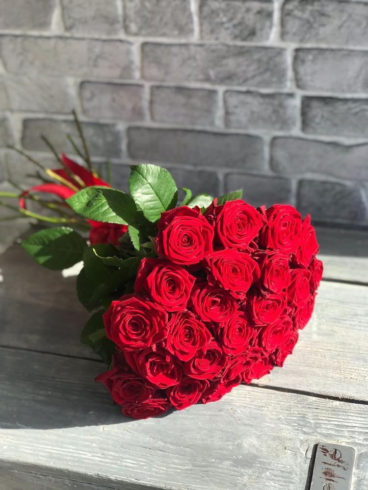 Букет Красные розы Фридом в Борки