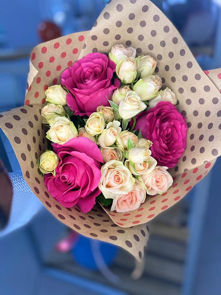 Букет цветов из: Розы в Борки