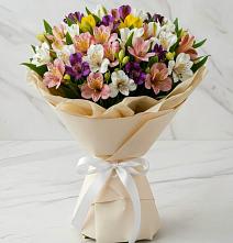 Букет цветов из:  Альстромерии в Борки