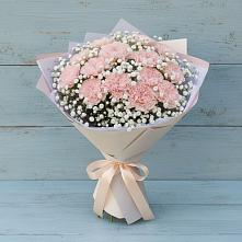 Букет цветов из:  Гвоздики в Борки