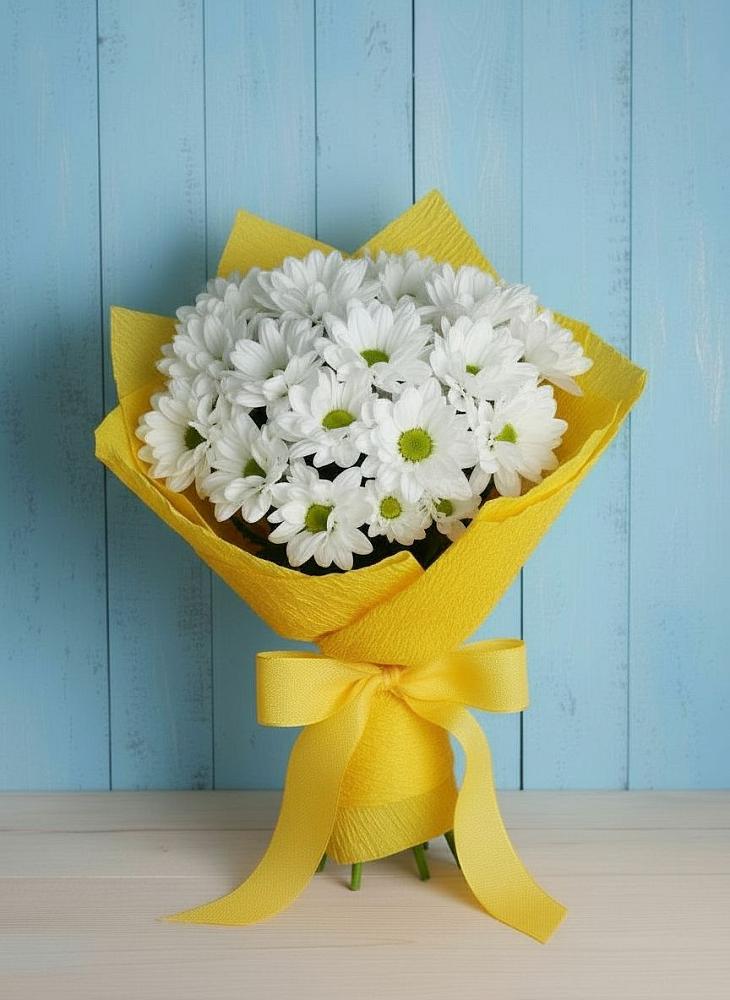 Букет цветов из: Хризантемы в Борки