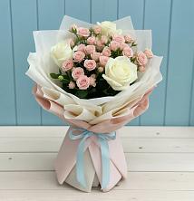 Букет цветов из:  Розы в Борки