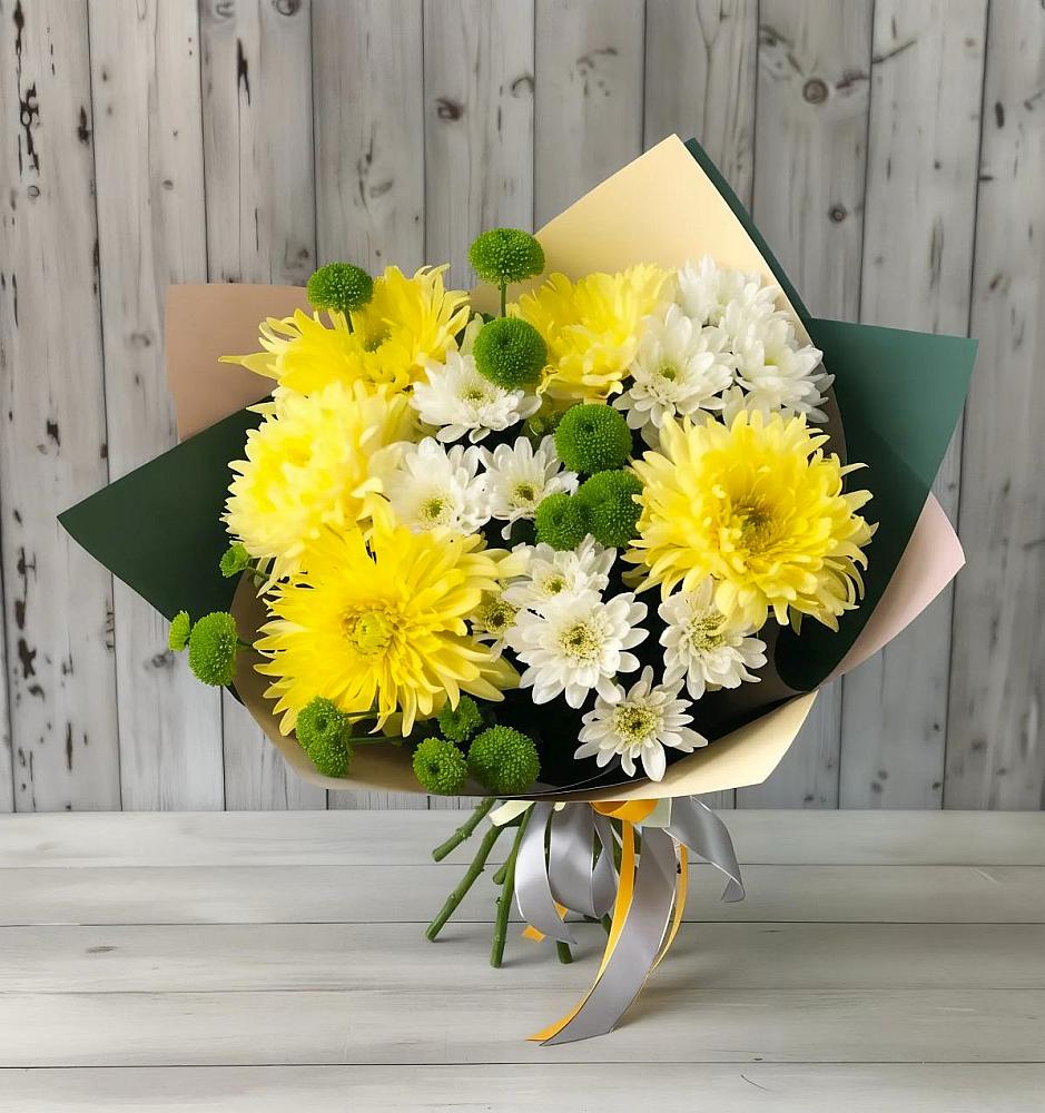 Букет цветов из: Хризантемы в Борки