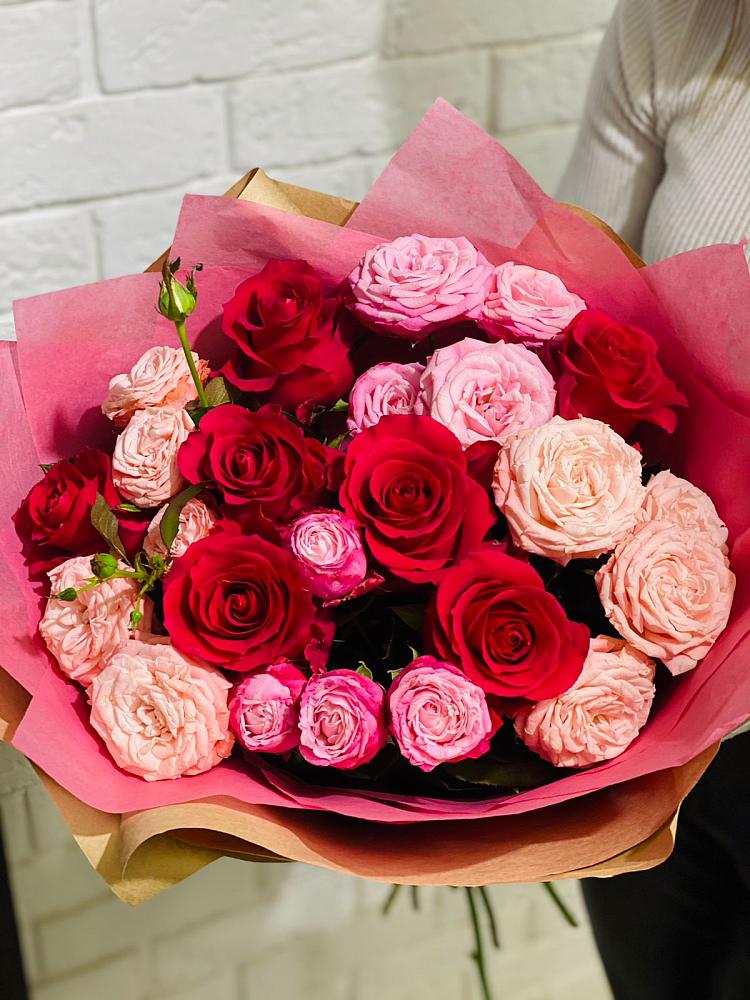 Букет цветов из: Розы в Борки