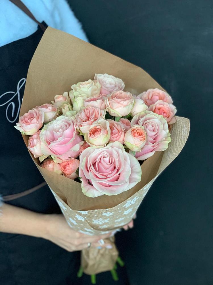 Букет цветов из: Хризантемы и Розы в Борки