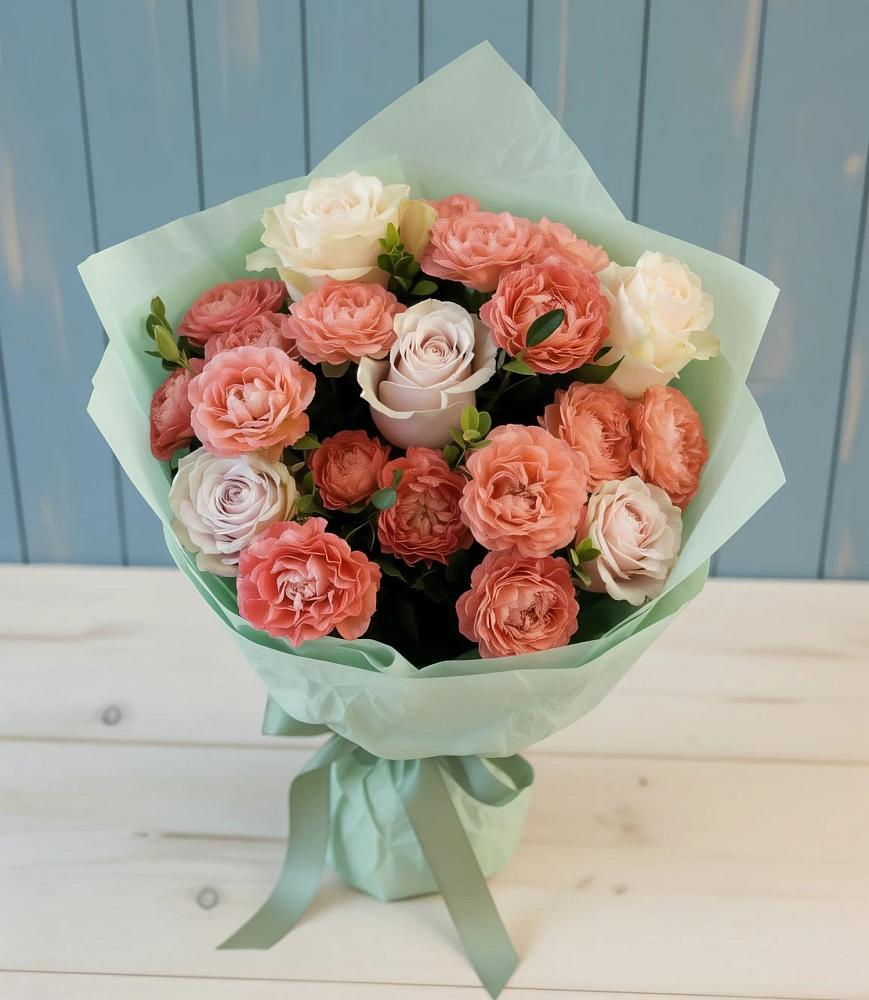 Букет цветов из: Розы в Борки