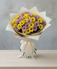 Букет цветов из:  Хризантемы в Борки