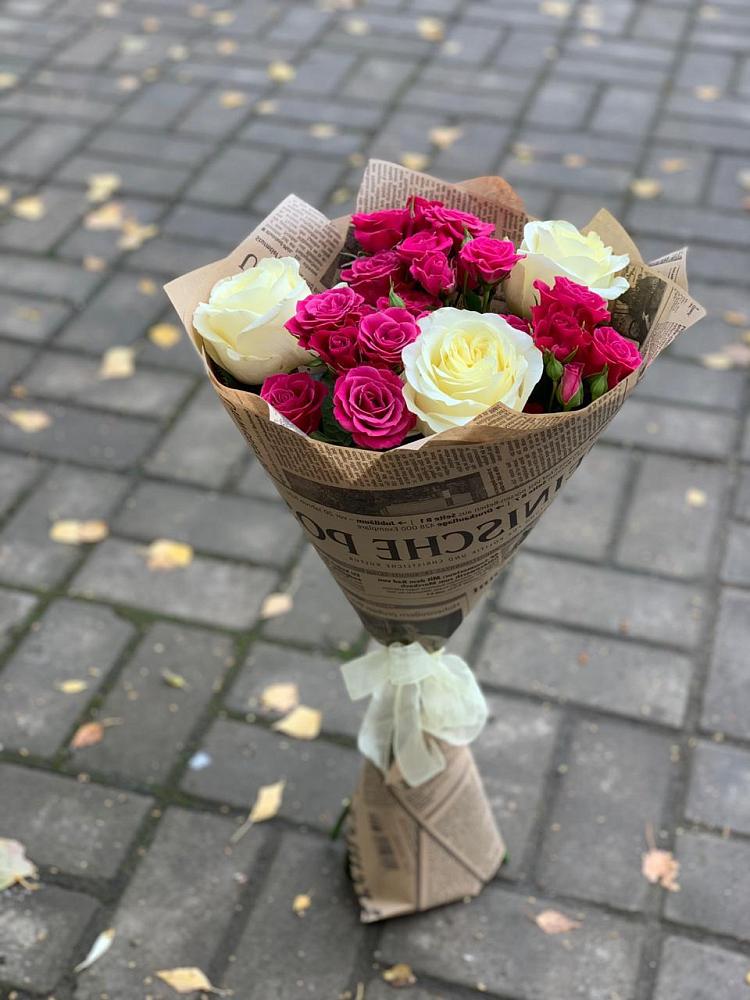 Букет цветов из: Розы в Борки