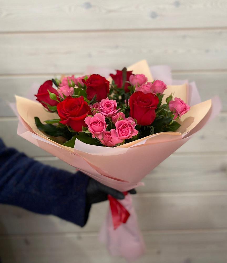 Букет цветов из: Розы в Борки
