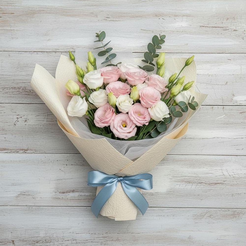 Букет цветов из: Лизиантусы в Борки